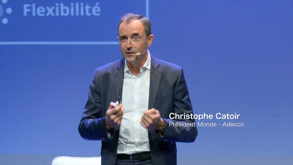Christophe Catoir lors de la captation événement Indeed Future Works Paris